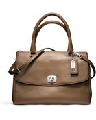 Coach Legacy Pinnacle Leather Harper Satchel - Lyst