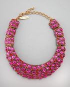 Oscar de la Renta Cabochon Collar Necklace - Lyst