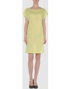 Jil Sander Navy Short Dresses - Lyst