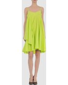 Rose' A Pois Short Dress - Lyst