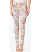 Hudson Collin Mid Rise Skinny - Lyst