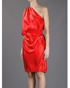 Lanvin Oneshoulder Dress - Lyst