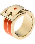 Michael Kors Buckle Ring - Lyst
