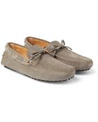 Car Shoe Suede Driving Shoes - Lyst