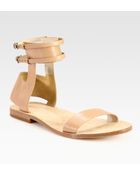 Alexander Wang Alek Leather Ankle Strap Sandals - Lyst