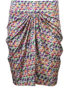 Saloni Twist Skirt - Lyst