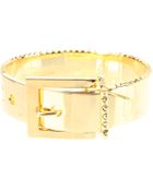 Eddie Borgo Cuff with Belt Shape in Gold Plated Brass - Lyst