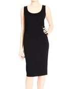 Ermanno Scervino Sleeveless Jersey Macrame Lace - Lyst
