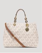 MICHAEL Michael Kors Signature Logo Large Satchel - Lyst