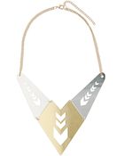 Topshop Geo Cut Out Perspex Collar - Lyst