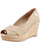 Tory Burch Filipa Espadrille Wedge Gold - Lyst