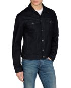 Armani Jeans Slim Jacket in Stretch Denim - Lyst