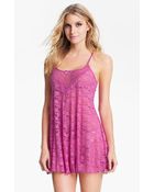 In Bloom By Jonquil Lace Trapeze Nightie - Lyst