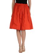 Jil Sander Knee Length Skirts - Lyst