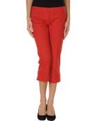 Miu Miu Cropped Trousers - Lyst
