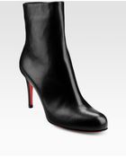 Christian Louboutin Simple 85 Leather Ankle Boots - Lyst