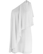 Alice + Olivia One Shoulder Drape Dress - Lyst
