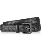Bottega Veneta Intrecciato Leather Belt - Lyst
