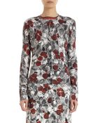 Bottega Veneta Floral Cardigan - Lyst