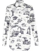 Carven Poplin Shirt - Lyst