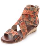 Matt Bernson Delphine Cork Wedge Sandals - Lyst