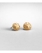 Tory Burch Small Dome Stud Earring - Lyst