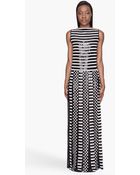 Marc Jacobs Sequinned Georgette Inset Gown - Lyst