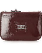 McQ by Alexander McQueen Patent Leather Coin Purse - Lyst