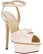 Charlotte Olympia Platform Stiletto Sandal - Lyst