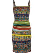 Dolce & Gabbana Printed Dress - Lyst