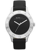 Marc By Marc Jacobs Ladies Blade Black Leather Watch - Lyst