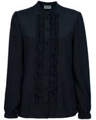 Saint Laurent Silk Blouse - Lyst