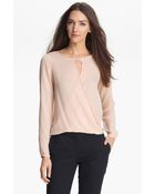 Theory Aija Silk Blouse - Lyst