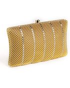 Whiting & Davis Crystal Pillow Minaudiere Bag - Lyst