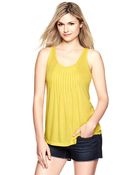 Gap Fluid Pleated Tank - Lyst