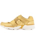 Michael Kors Metallic Leather Sneaker - Lyst