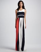 French Connection Medina Striped Maxi Dress - Lyst