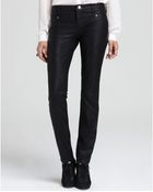 Free People Pants Vegan Leather Skinny in Black - Lyst