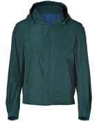 Jil Sander Bottle Green Hooded Jacket - Lyst