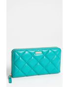 Kate Spade Zip Around Wallet - Lyst