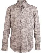 Naked & Famous Camo Slim Shirt - Lyst