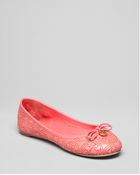 Tory Burch Logo Ballets Flats Chelsea - Lyst