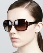 Gucci Rounded-Square Sunglasses - Lyst