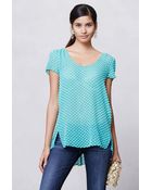 Sachin & Babi Dotted Seafoam Swing Blouse - Lyst