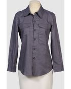 Cynthia Rowley Long Sleeve Shirt - Lyst