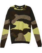 McQ by Alexander McQueen Camouflage Sweater - Lyst