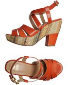 Enrico Fantini Platform Sandals - Lyst