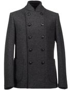 Giorgio Armani Mid-length Coat - Lyst