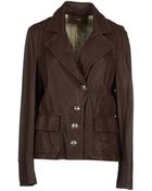 Laure'l Leather Outerwear - Lyst