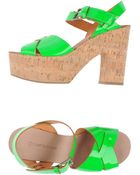 L'Autre Chose Platform Sandals - Lyst